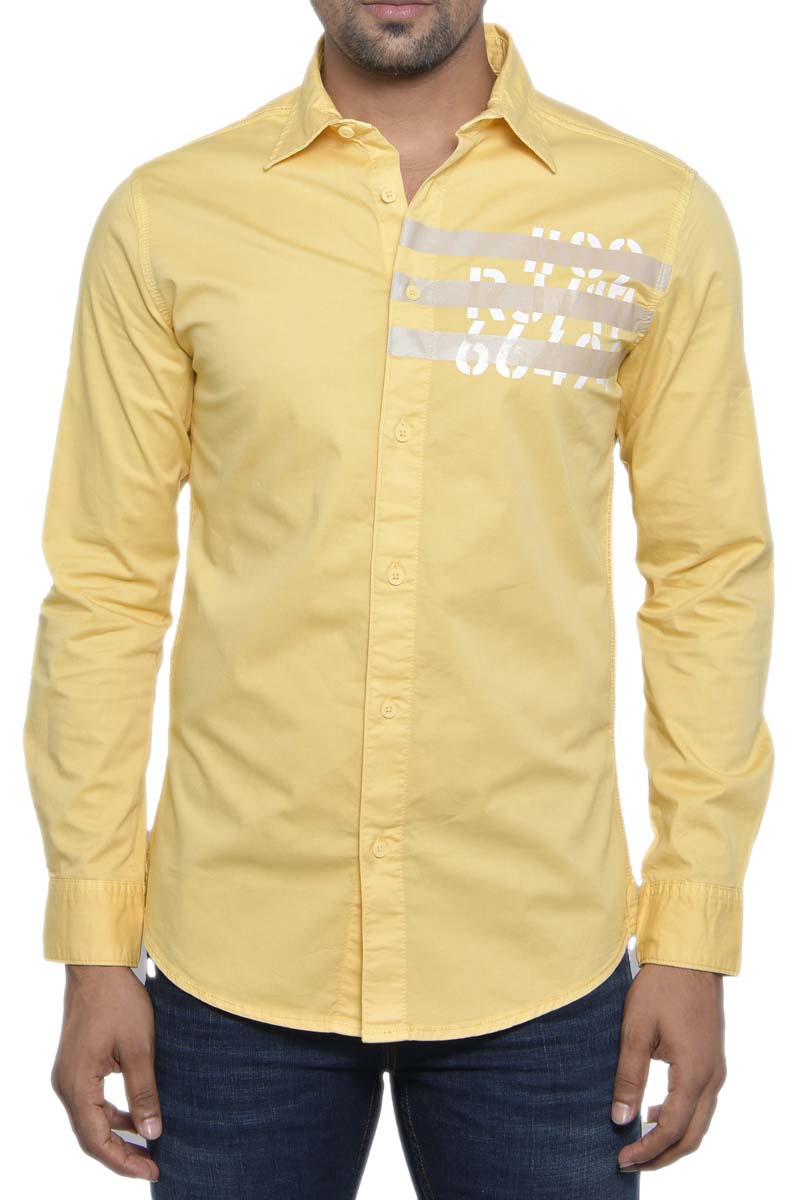 Men's Long Sleeve Shirt-RJS-1079B
