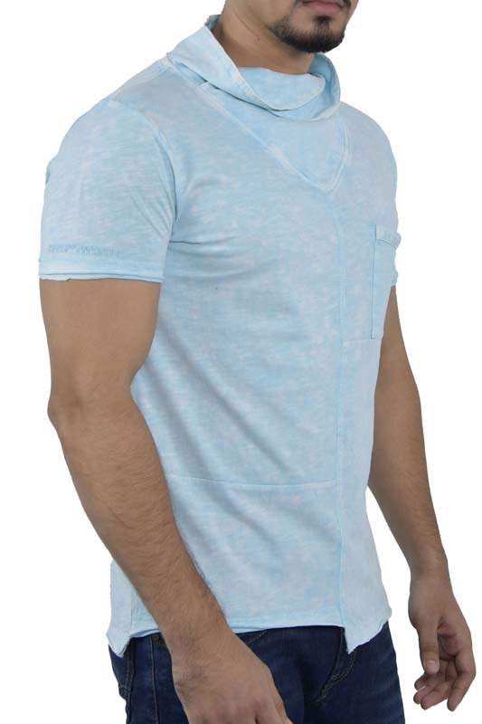 Mens Salsa neck (T-Shirt)-RJT651